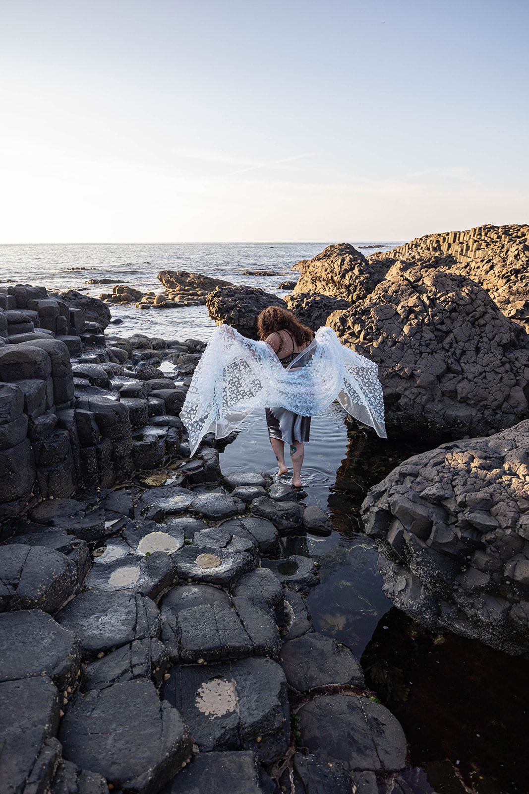 Travel Photographer at the Giants Causeway in Ireland