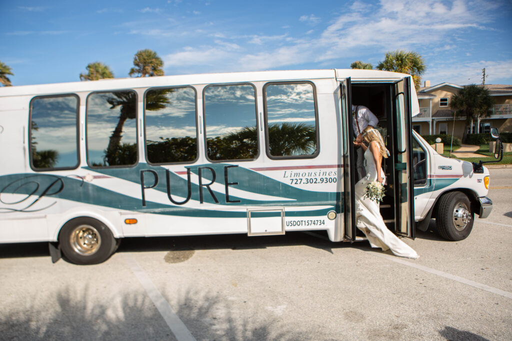 St. Pete Beach Elopement Bride & Groom Exit Photos