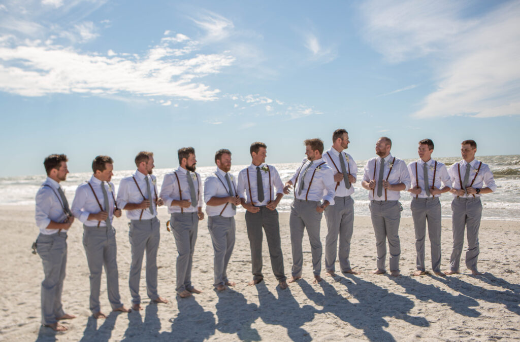 St. Pete Beach Elopement Groomsman Photography