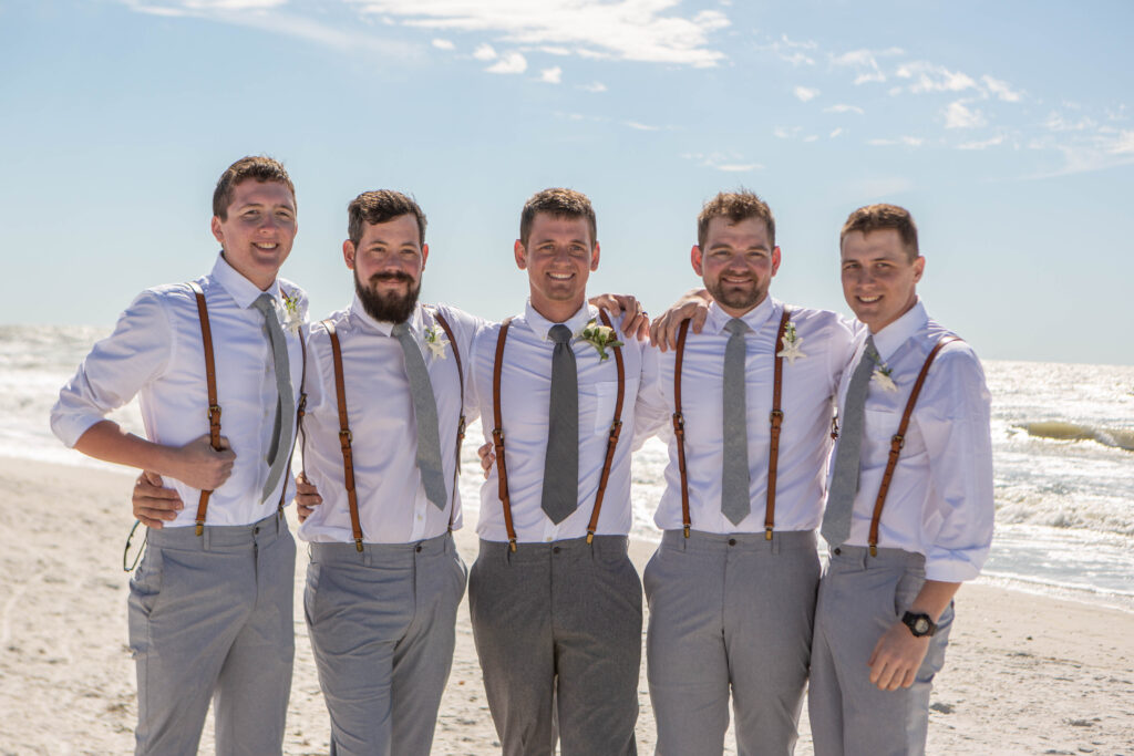 St. Pete Beach Elopement Groomsman Photography 