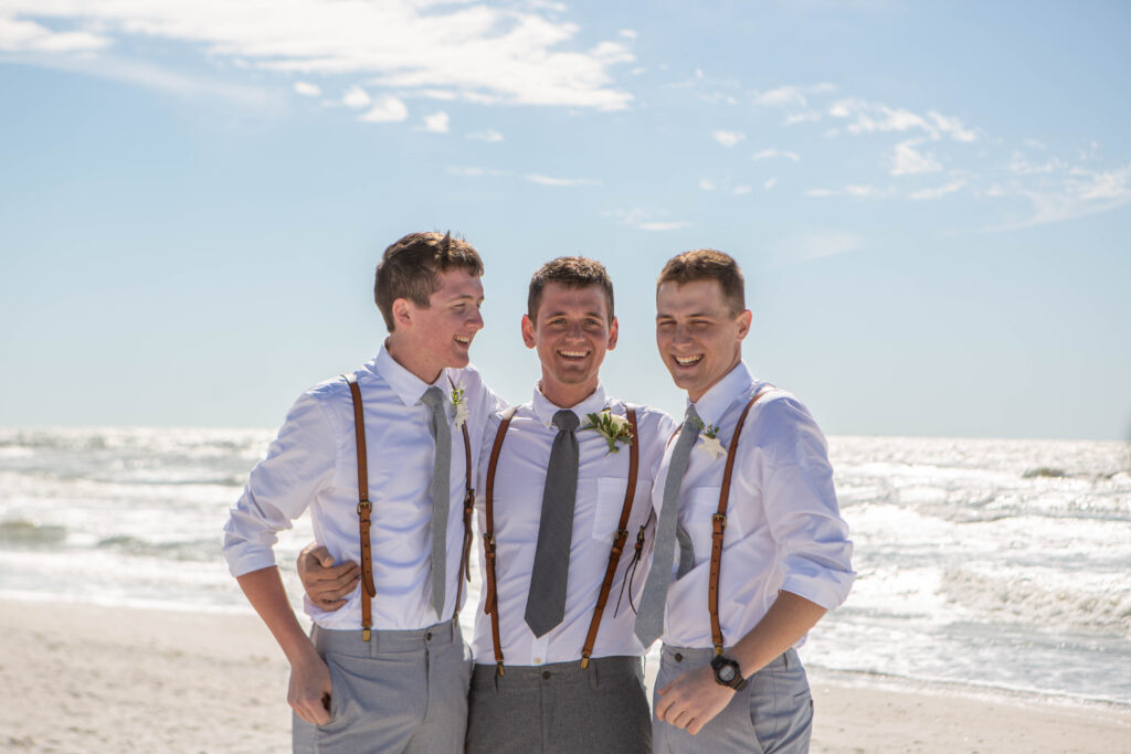 St. Pete Beach Elopement Groomsman Photography 