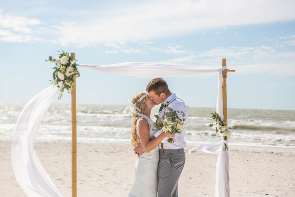 St. Pete Beach Elopement Bride & Groom Portraits