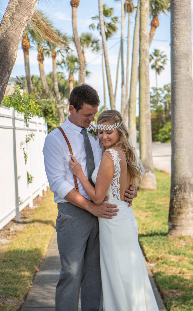 St. Pete Beach Elopement Bride & Groom Portraits