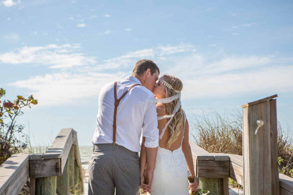 St. Pete Beach Elopement Bride & Groom Portraits